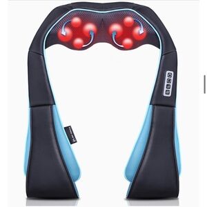 NWT MO CUISHLE SHIATSU HEAT MASSAGER, ONE SIZE, BLACK